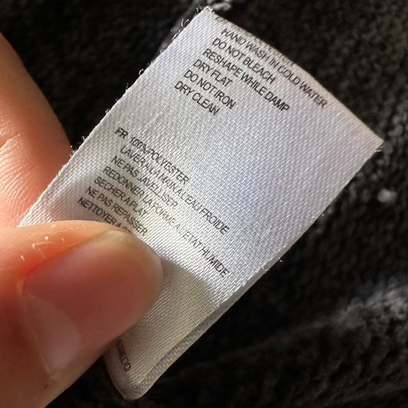 Slouchy Grey Knit Cardigan - Picture 9 of 10